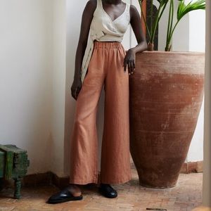 Linenfox Brenna Trouser Mocha Mousse